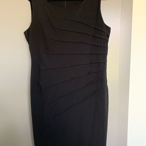 Black sheath dress
